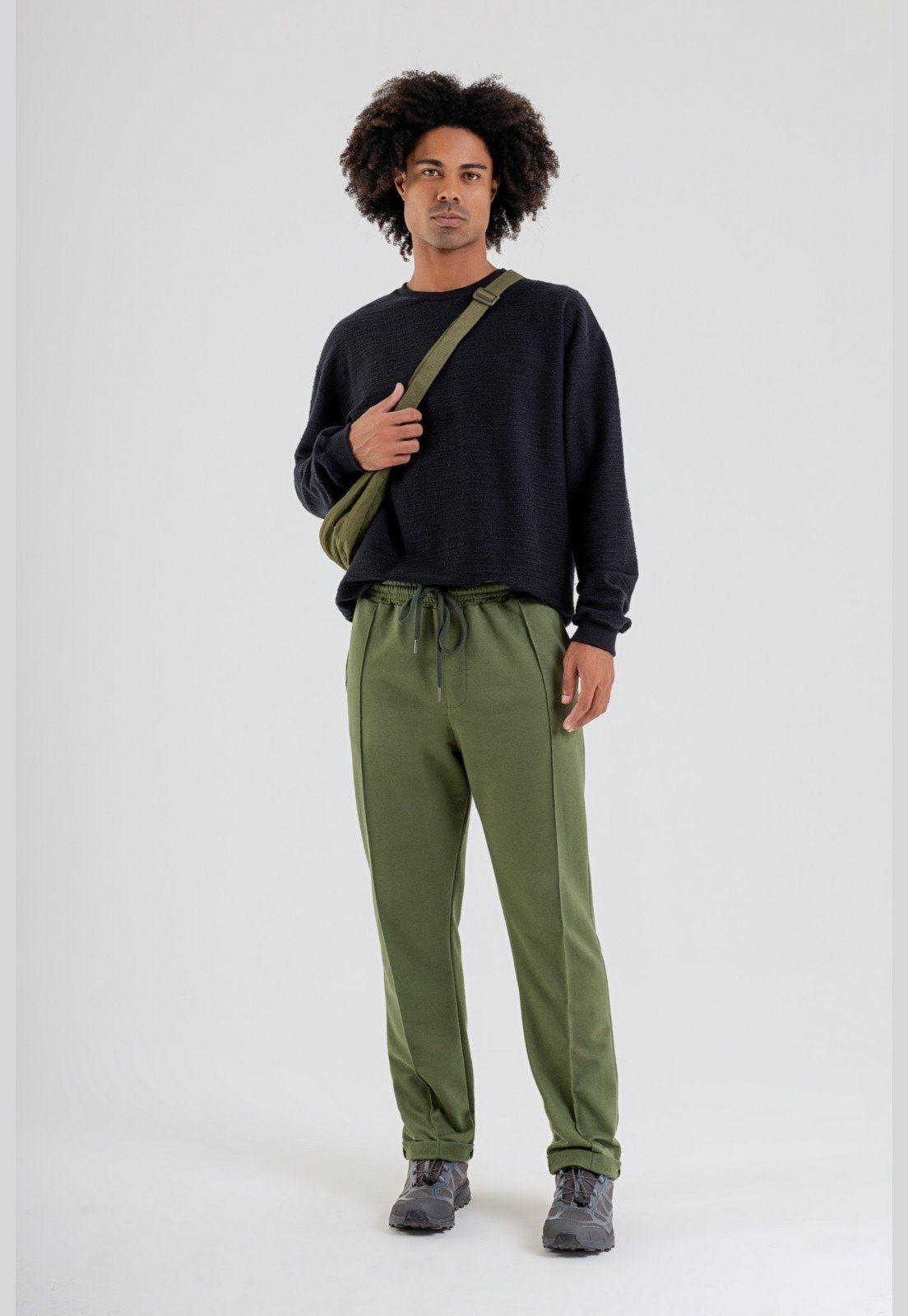 Calça Masculina em Moletom The Philippines Verde