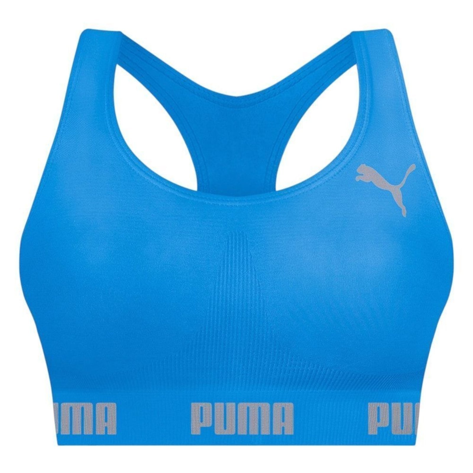 Top Puma Nadador Sem Costura Feminino – Azul – puma