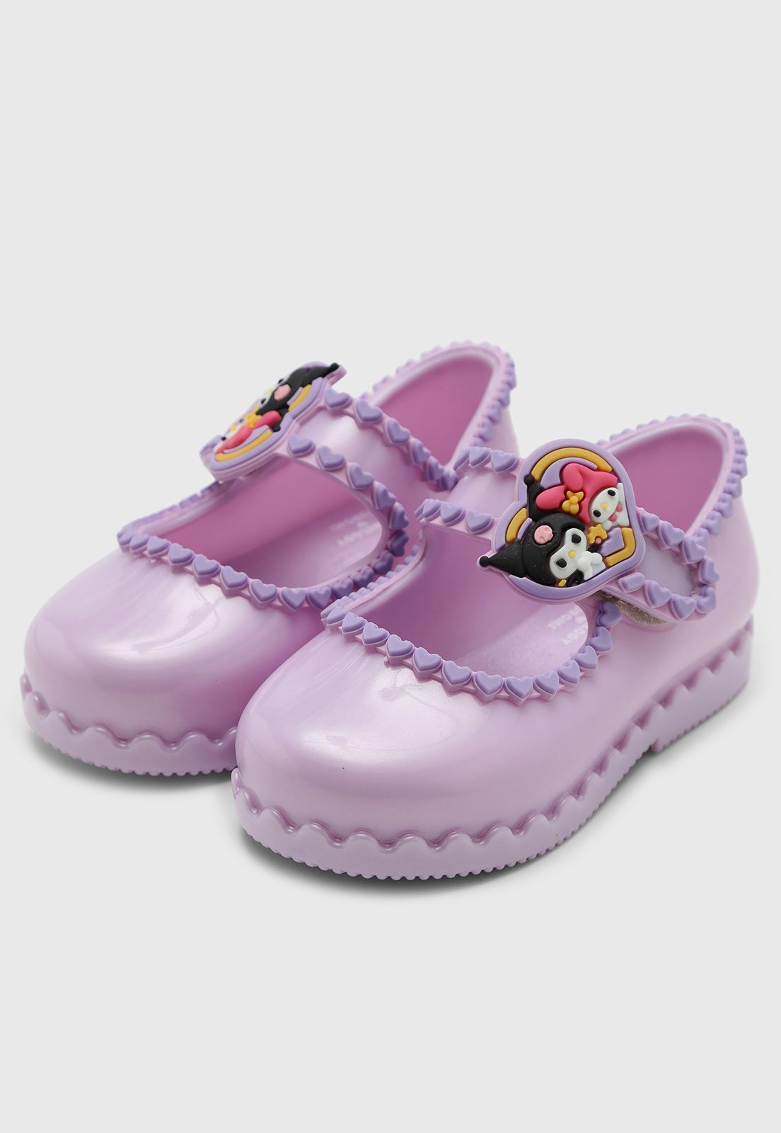 Vista 2 Infantil - Sapatilha Mini Melissa HIP BALLERINA Hello Kitty lilás Mini Melissa lilás