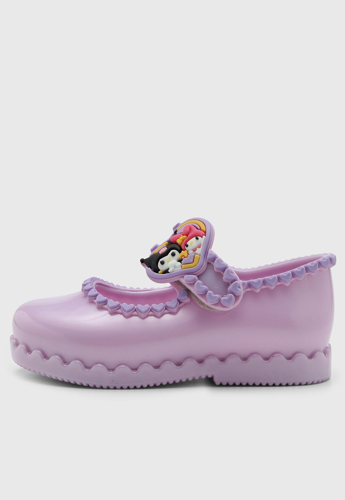 Vista 3 Infantil - Sapatilha Mini Melissa HIP BALLERINA Hello Kitty lilás Mini Melissa lilás