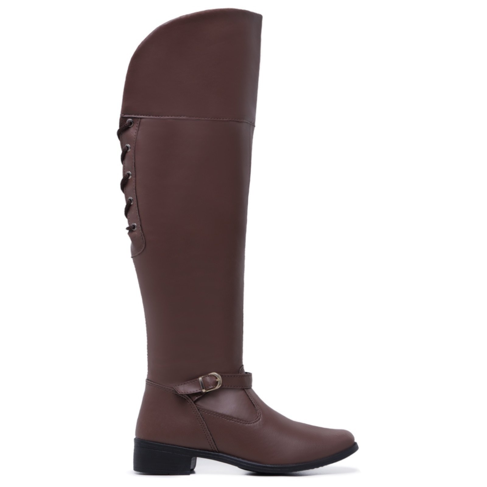 Bota Montaria Feminina Cano Longo Over The Knee Country Schiareli 11503 Cappuccino