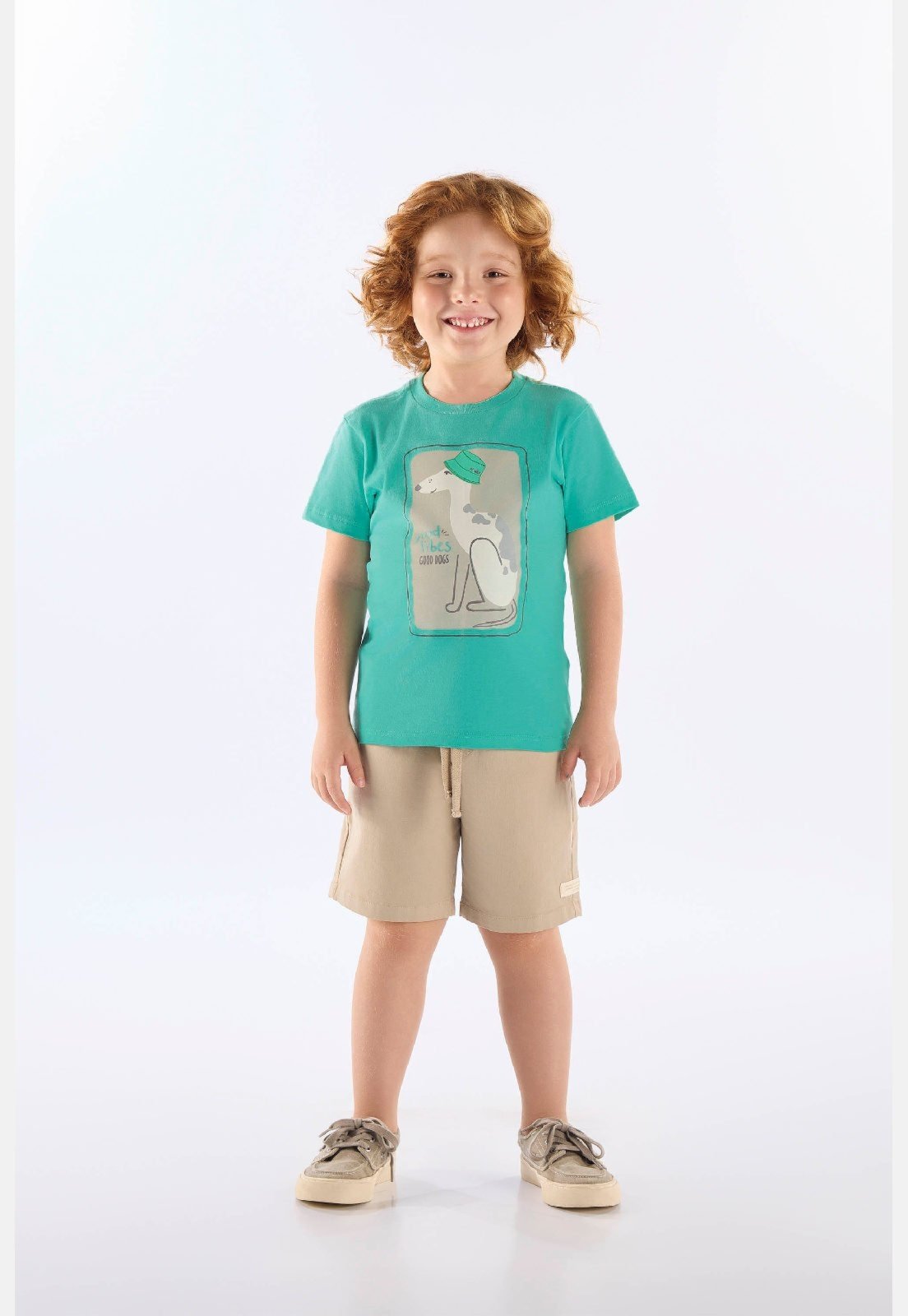 Infantil - Camiseta Good Vibes Algodão Up Baby Verde