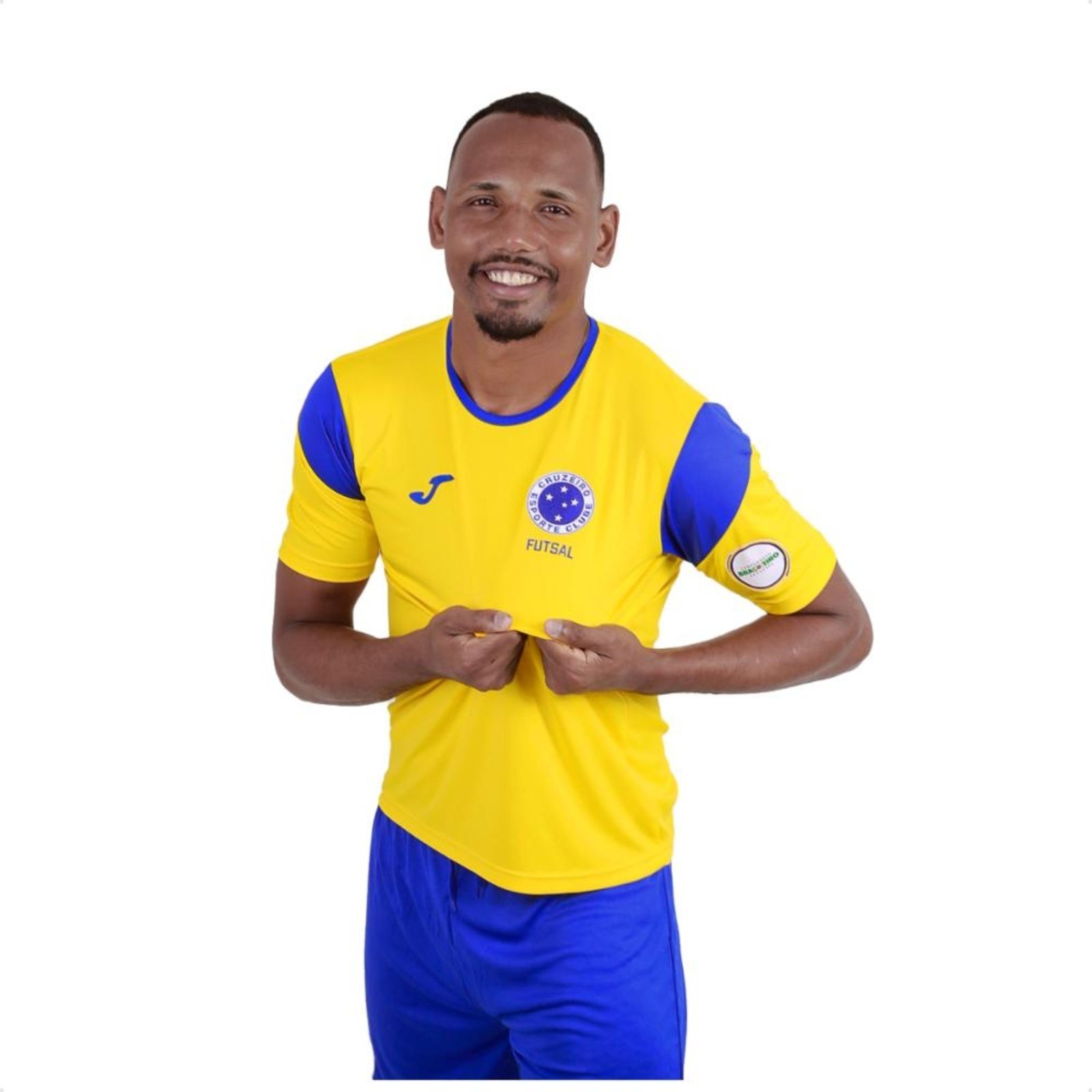 Conjunto Goleiro Joma Cruzeiro Futsal 24 S/Nº Amarelo