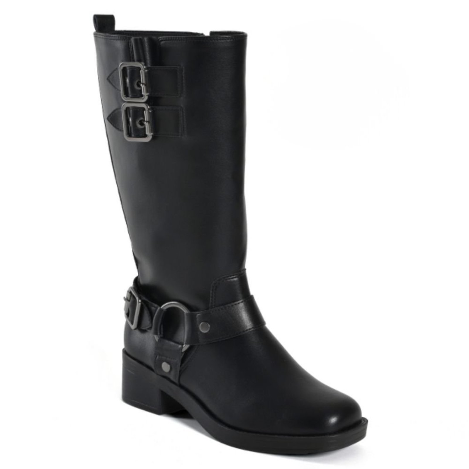 Bota Feminina Biker Preto Via Marte 035-017-01