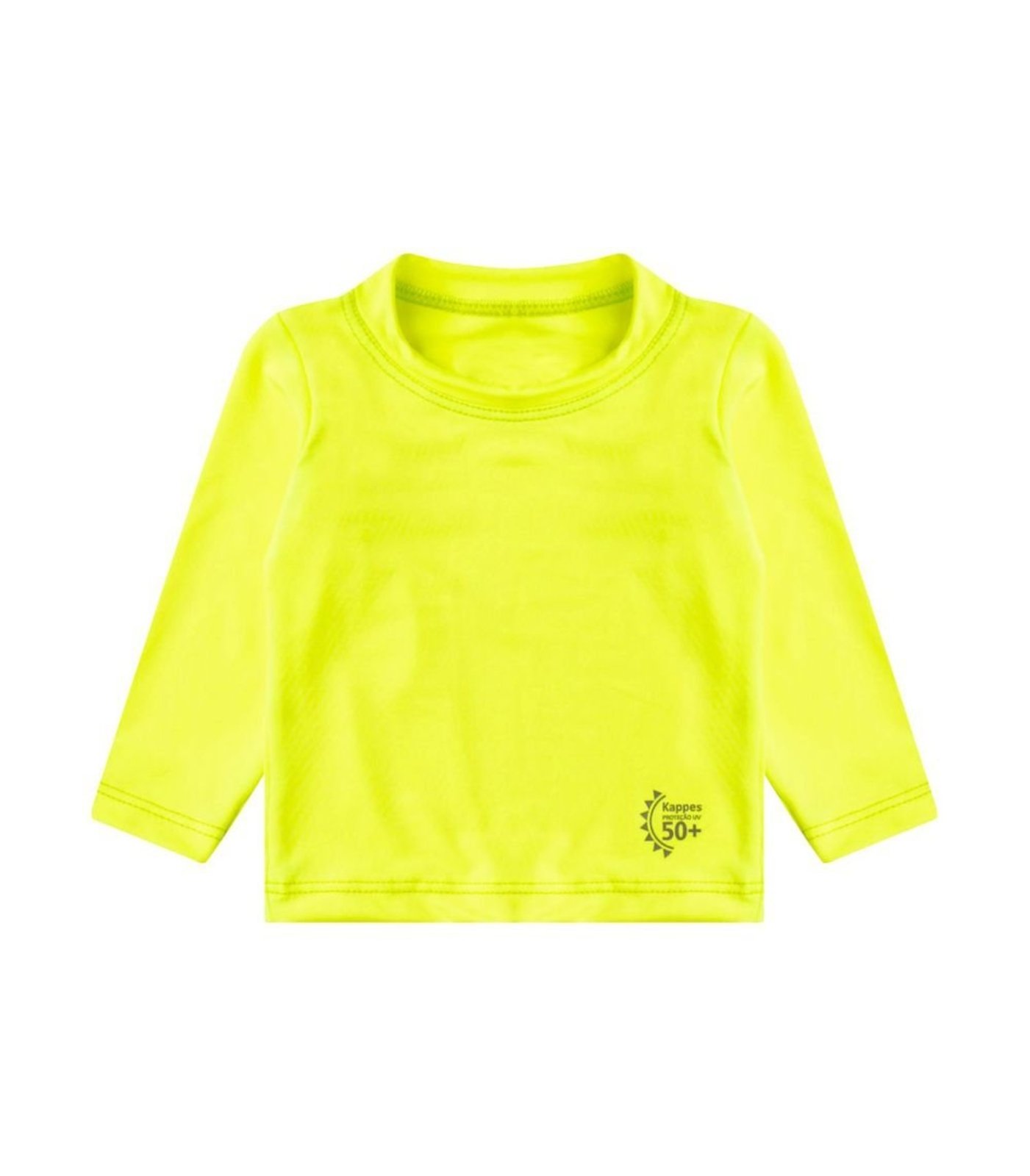 Infantil – Blusa Térmica Proteção UV Praia Manga Longa Select Amarelo