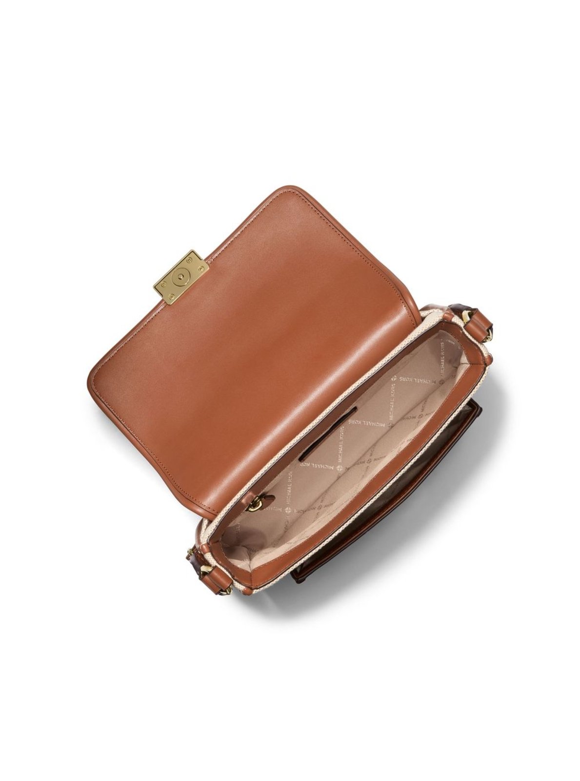 Vista 3 Bolsa Transversal Bradshaw Média De Linho 35S5g2bm8c230 marrom marrom