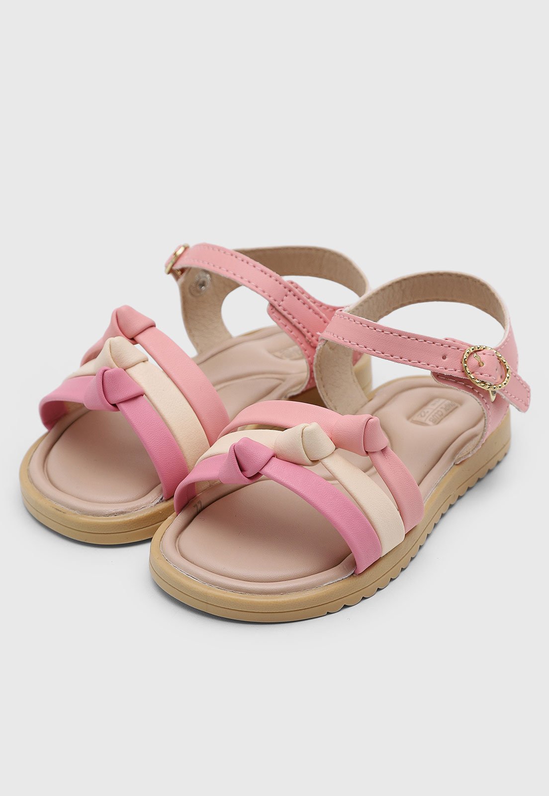 Infantil - Sandália Pimpolho Arco Íris Rosa