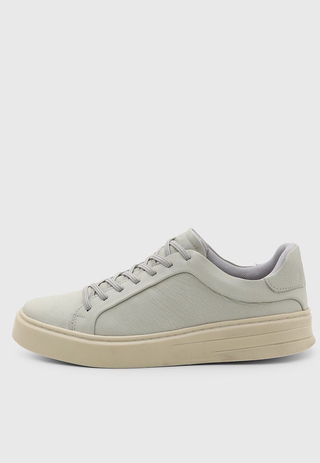 Tênis Masculino Dudalina Couro Off-White