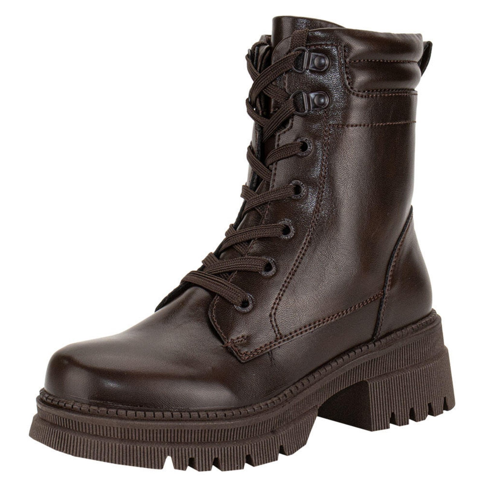 Bota Feminina Coturno Mooncity 72264 0742264 Café