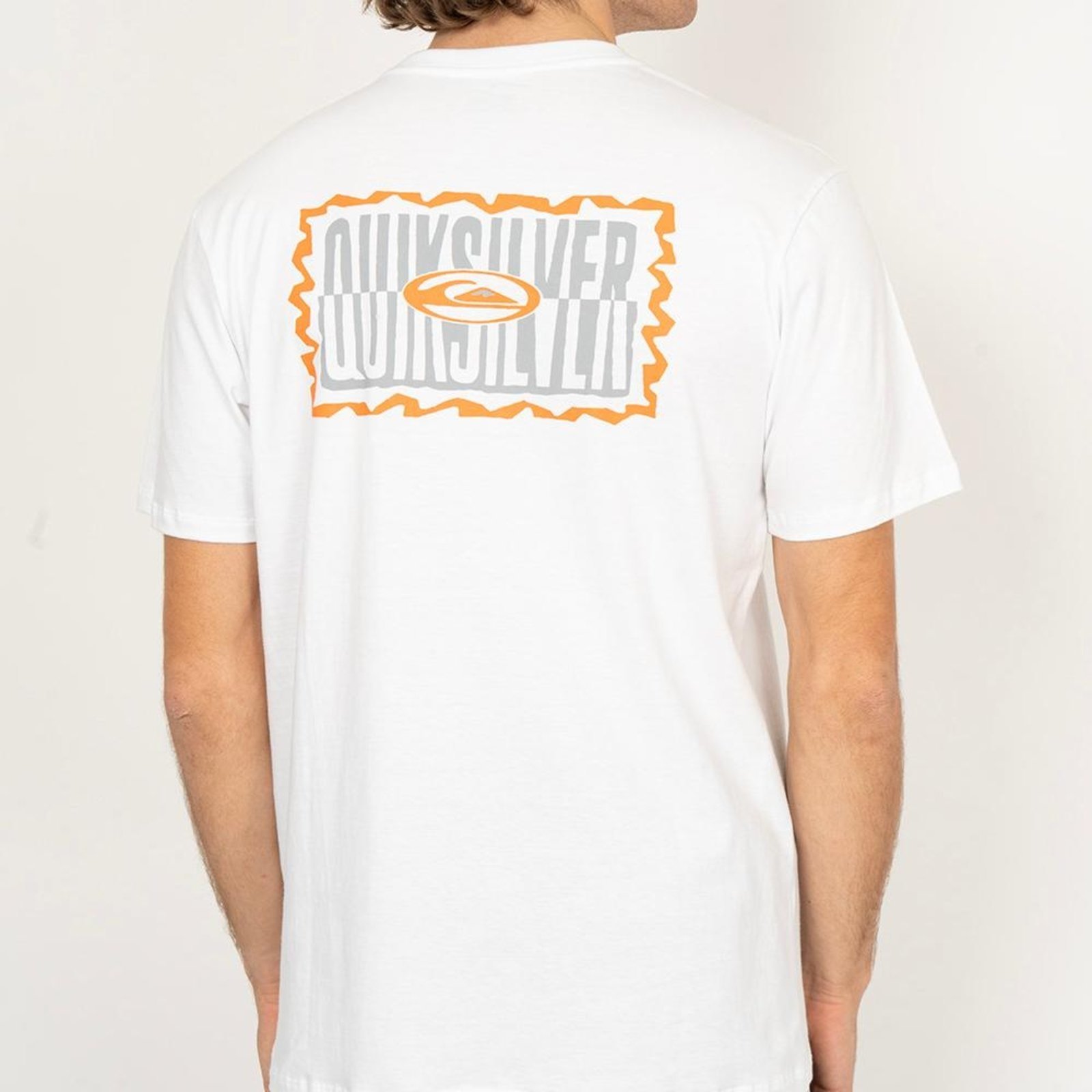 Camiseta Quiksilver Gotam Foam SM26 Masculina Branco