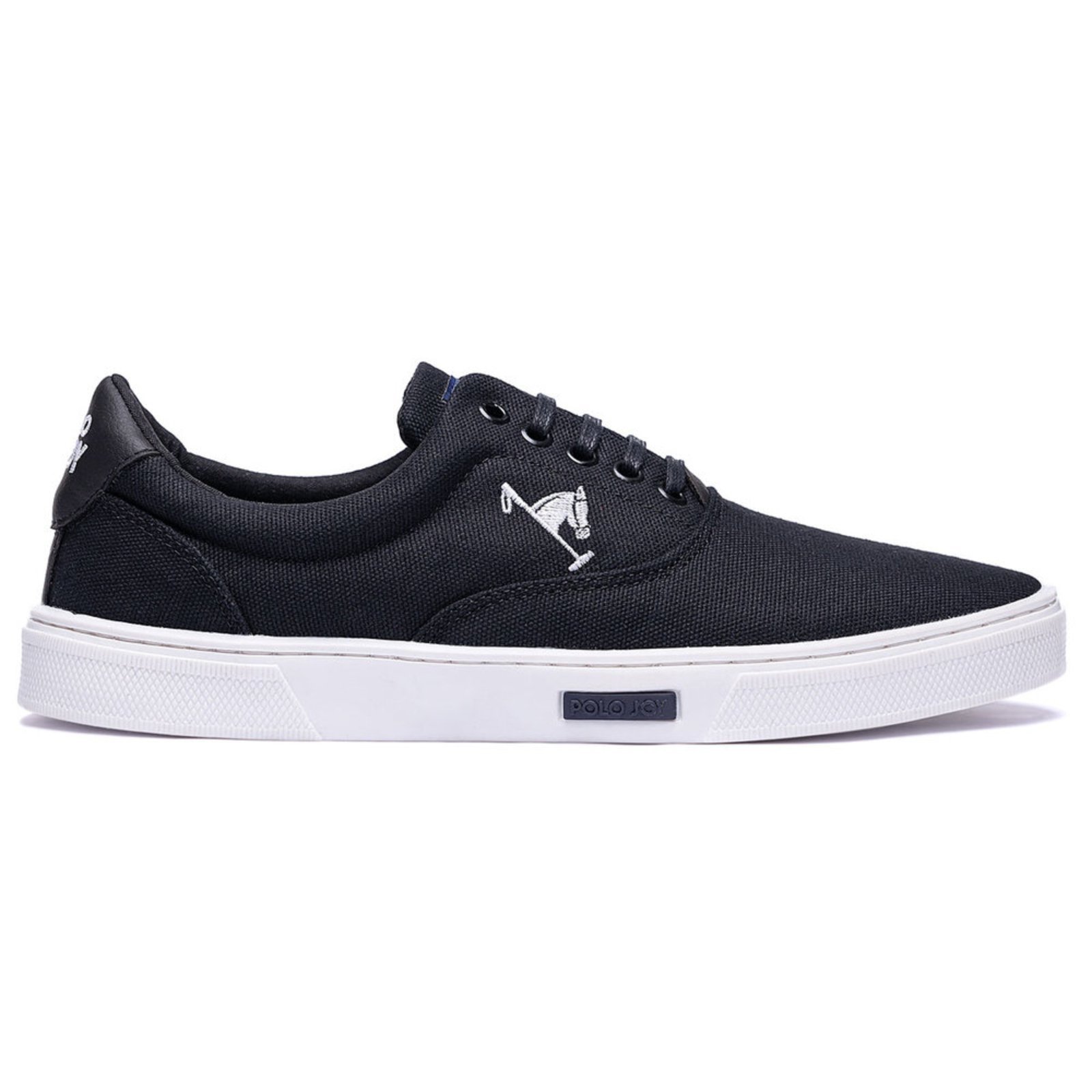 Sapatênis Masculino Tenis Polo Joy Casual Todos Tamanhos Preto
