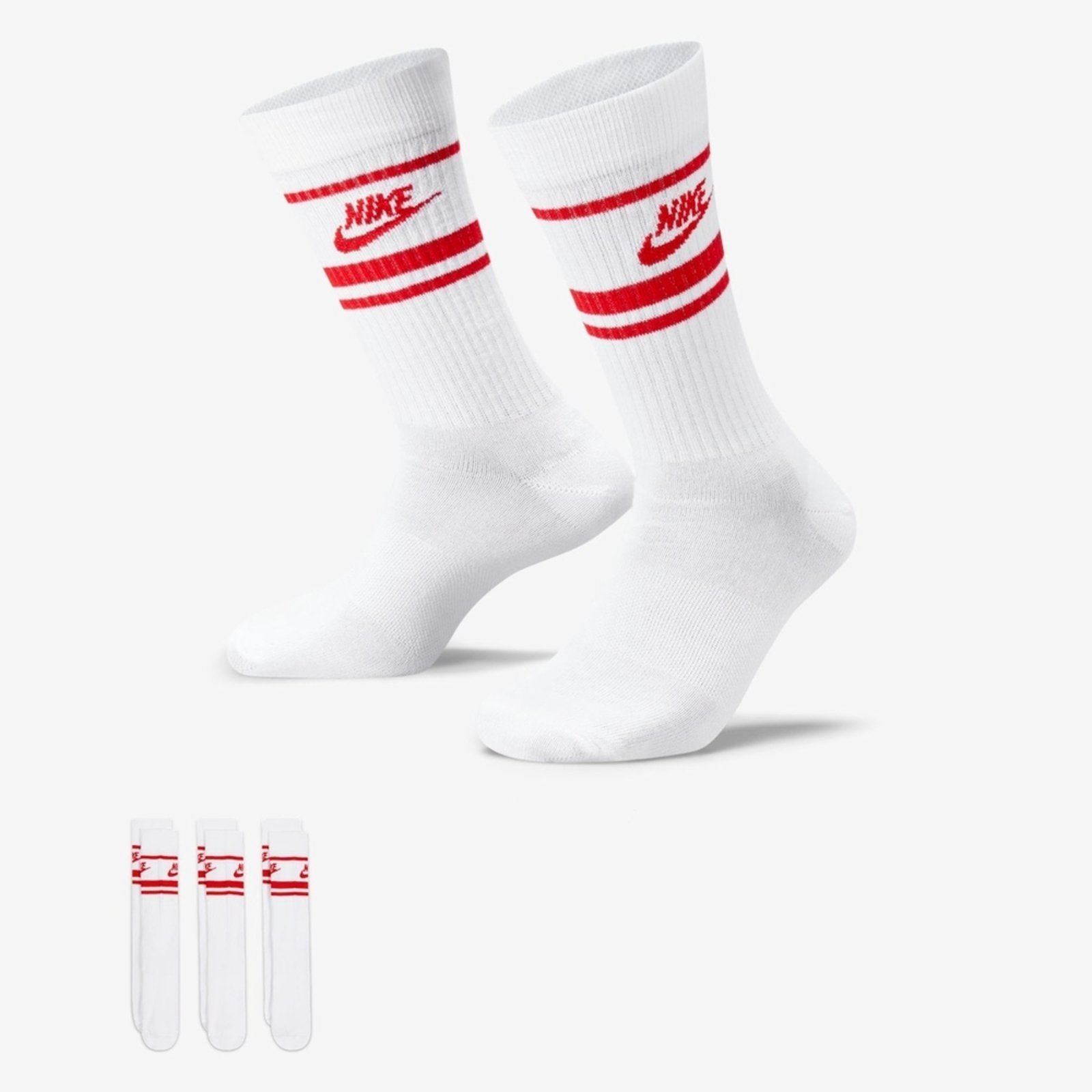 Meia Nike Sportswear Everyday Essential 3 Pares Unissex