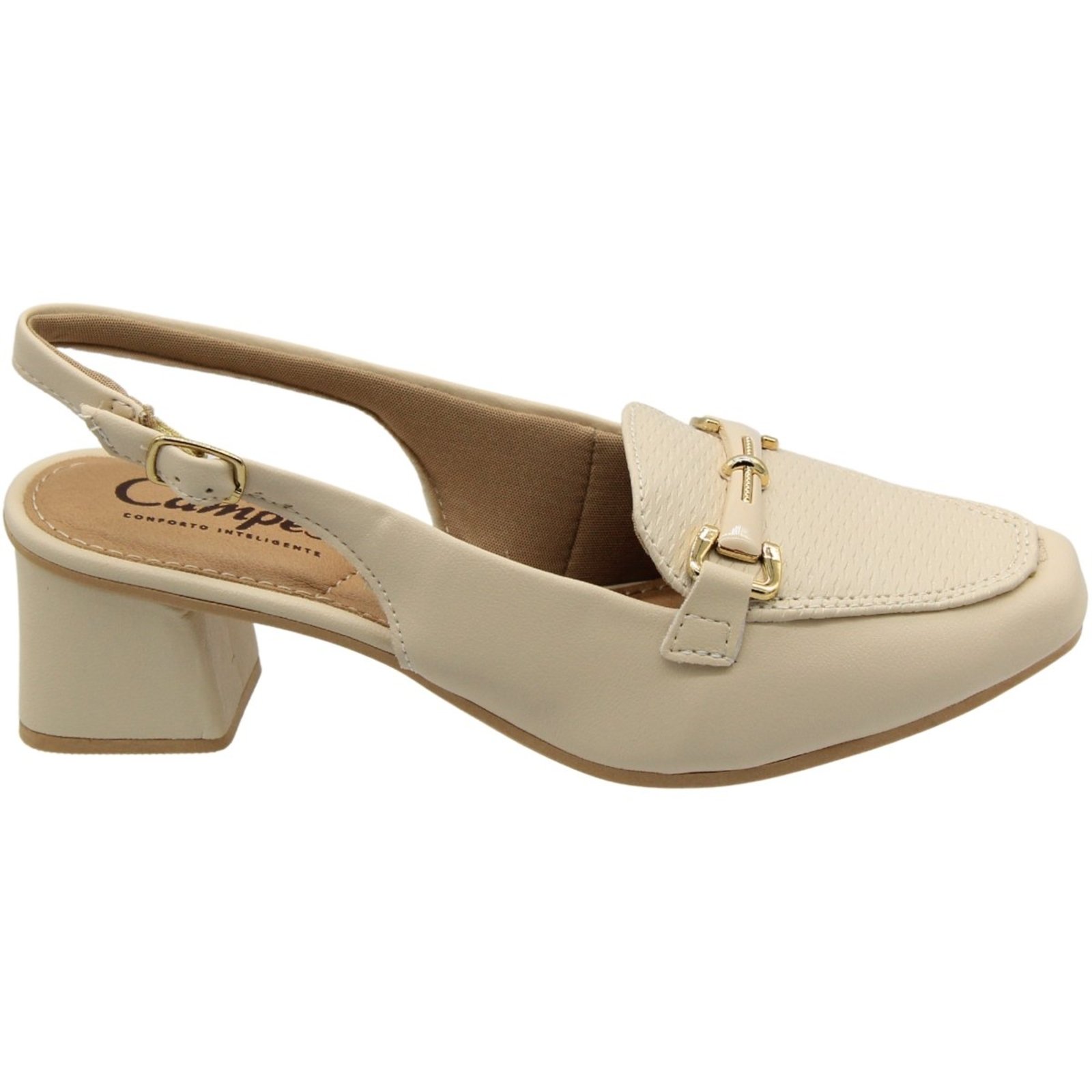 Sapato Scarpin Campesi Almeria Salto Baixo Feminino