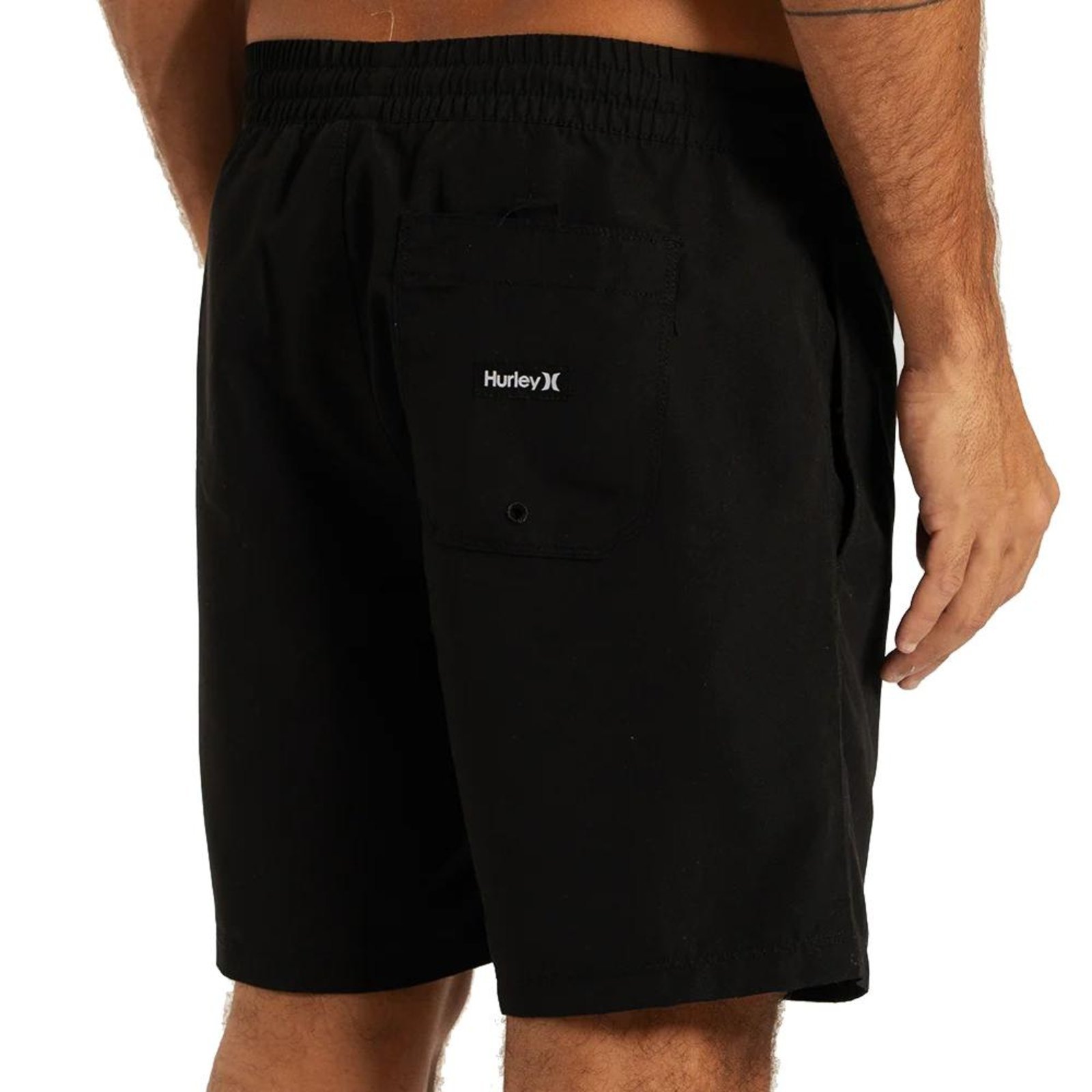 Vista 3 Bermuda Hurley Icon Balboa Volley 17" SM26 Masculina " preto hurley preto