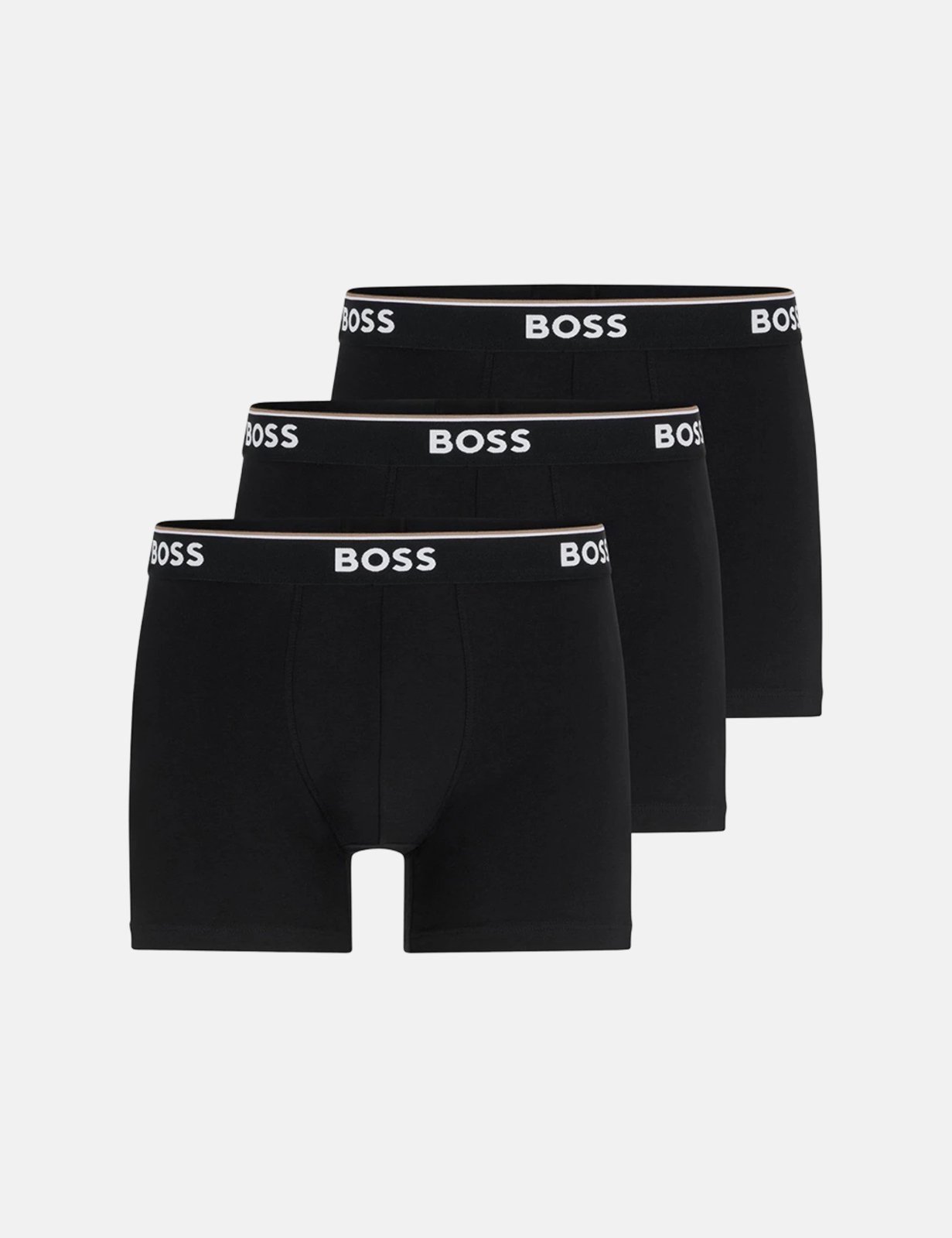 Vista 2 Kit Cueca Hugo Boss Masculina BoxerBr 3P Power azul marinho Hugo Boss azul marinho