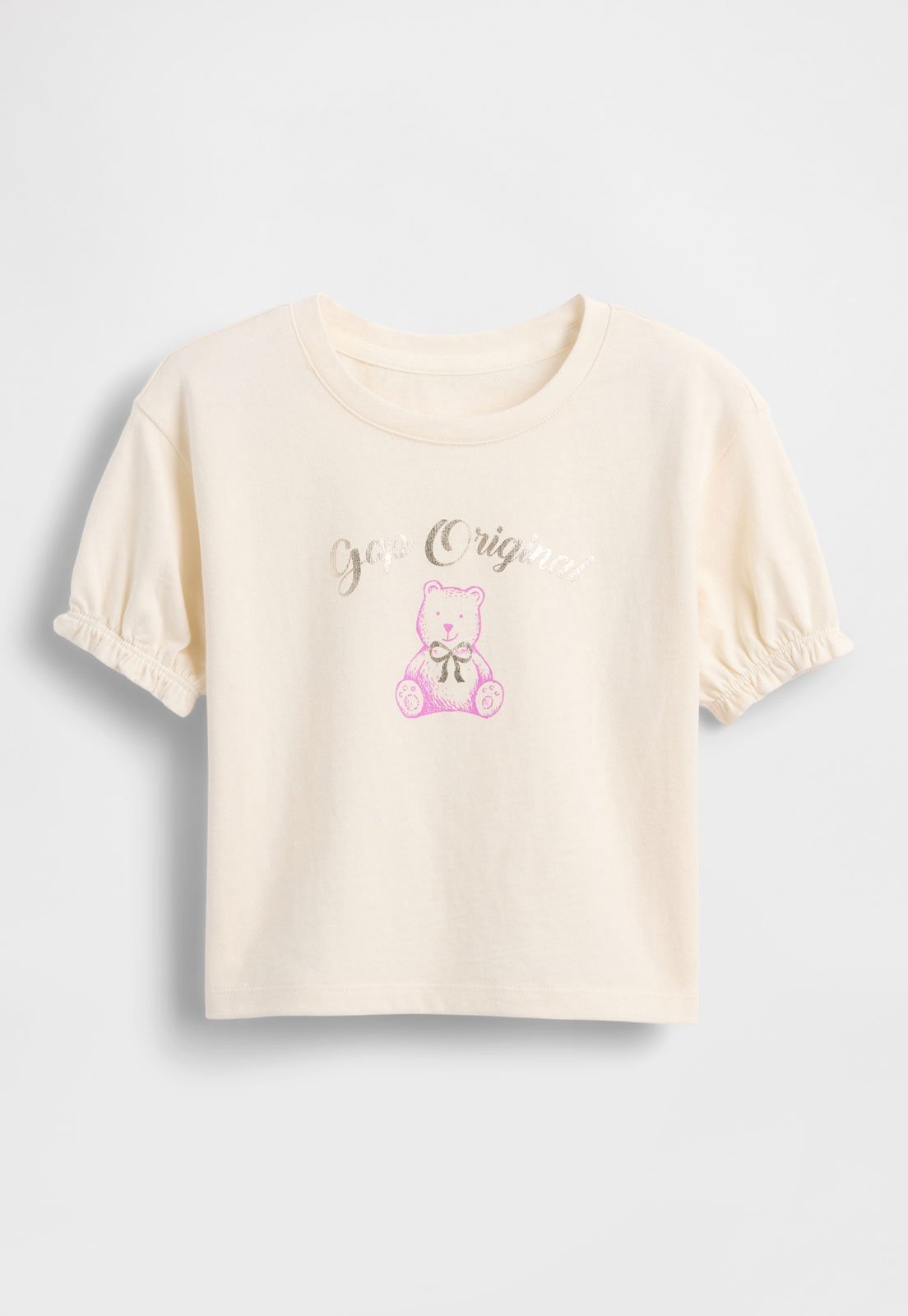 Camiseta GAP Ursinho Off-White