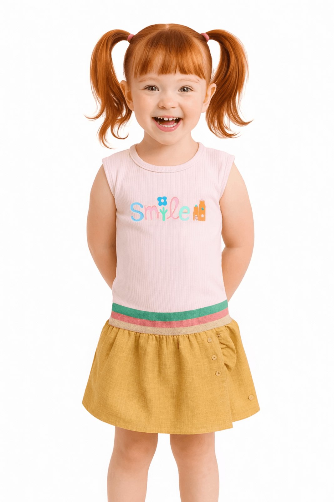 Infantil - ALPHABETO Blusa Menina - Lá no Meu Castelo