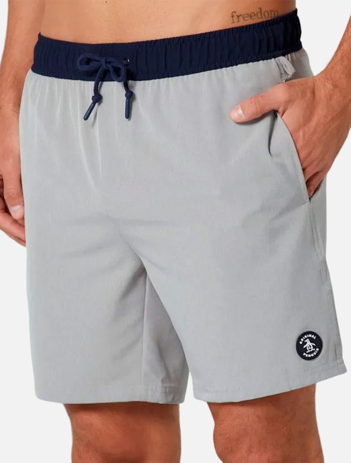 Short Original Penguin Regular Beach BPSF0023 Cinza