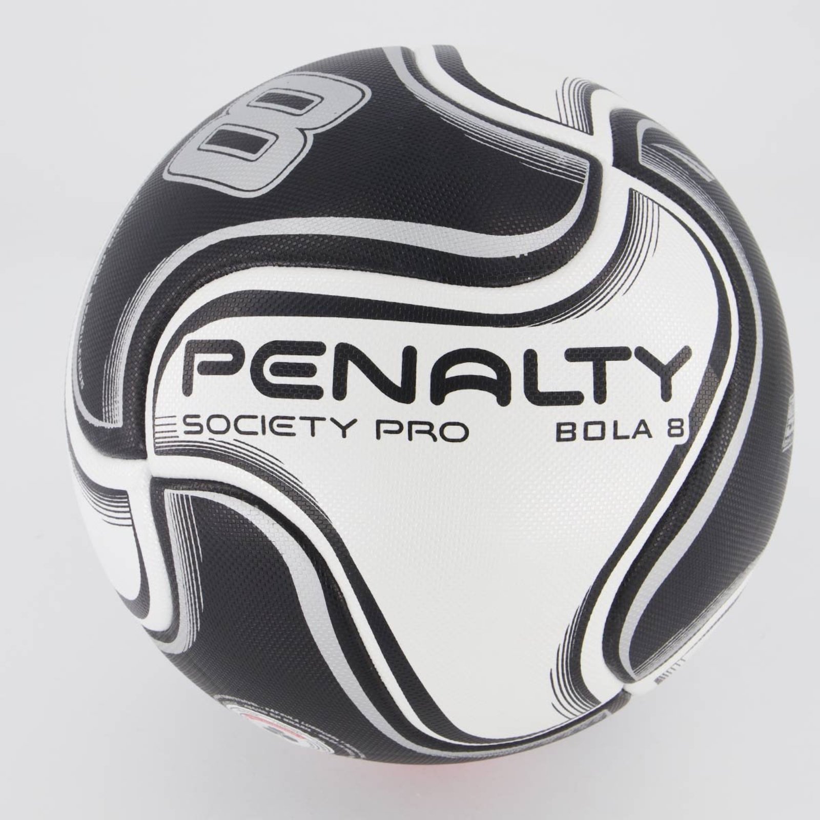 Bola Penalty 8 Pro XXIV Society Branca e Preta