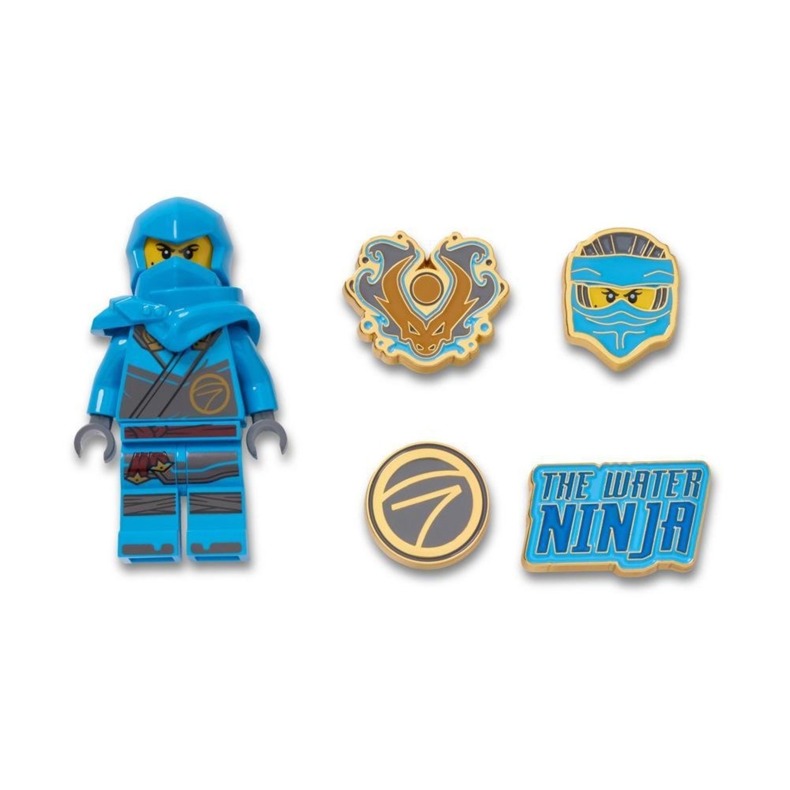 Infantil - Jibbitz™ Lego Ninjago Nya Pack com 5 Peças Único Branco