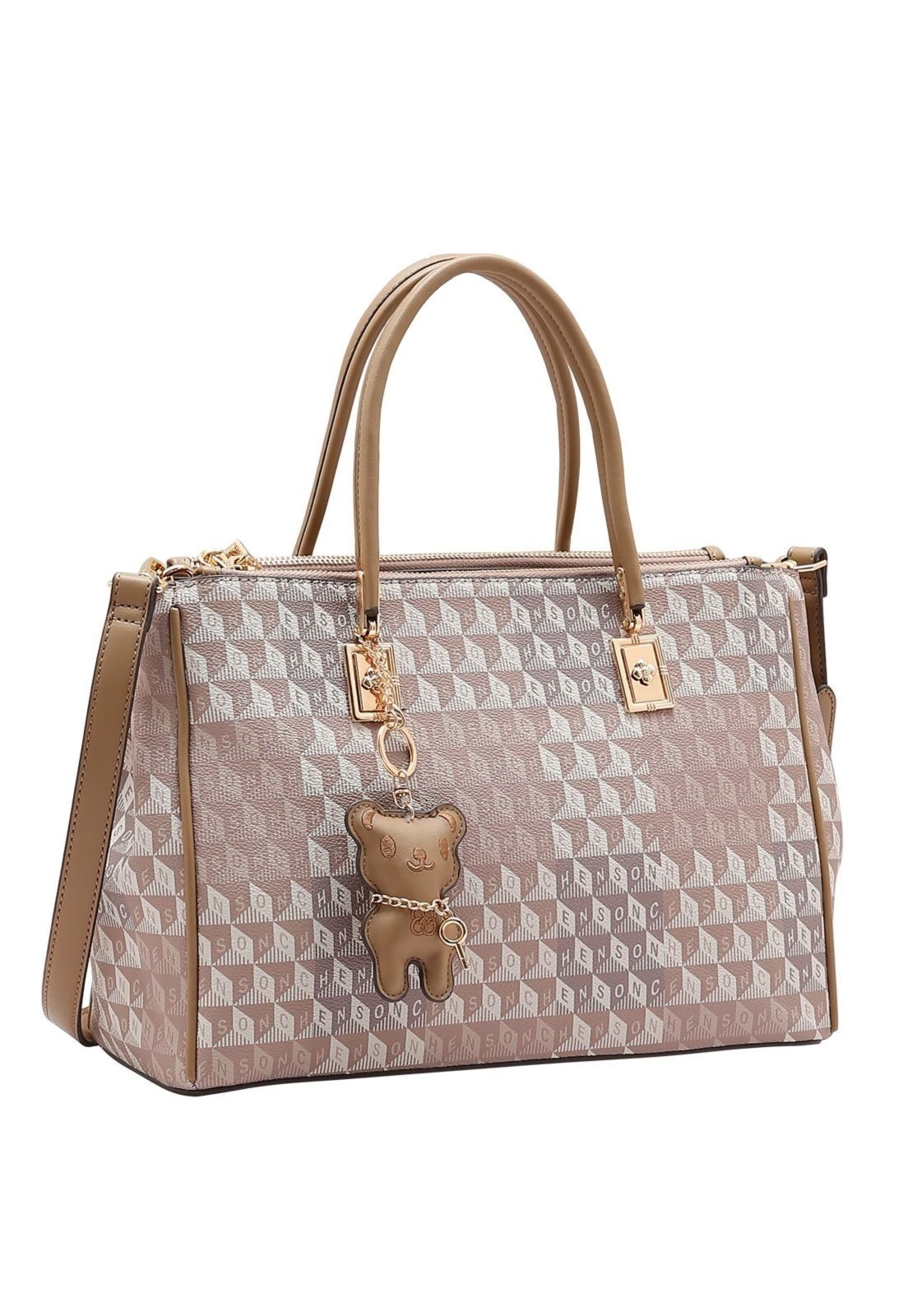 Bolsa Feminina Chenson Tridimensional 3485422 Bege