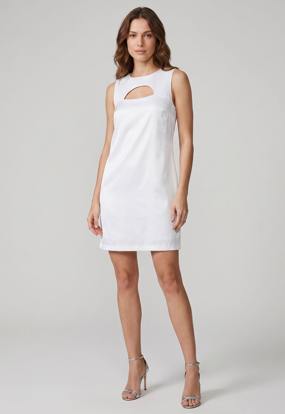Vestido Lez a Lez Satin Polaris Branco