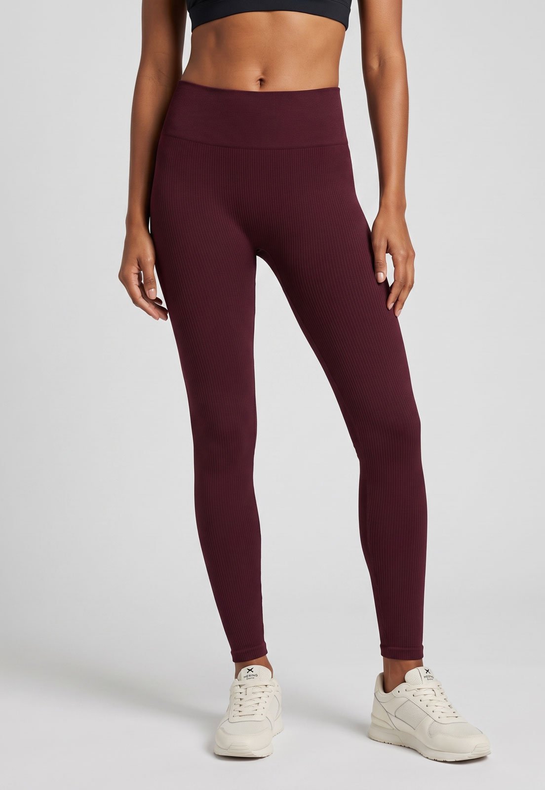 Calça Legging Feminina HERING SPORTS Canelada Vinho