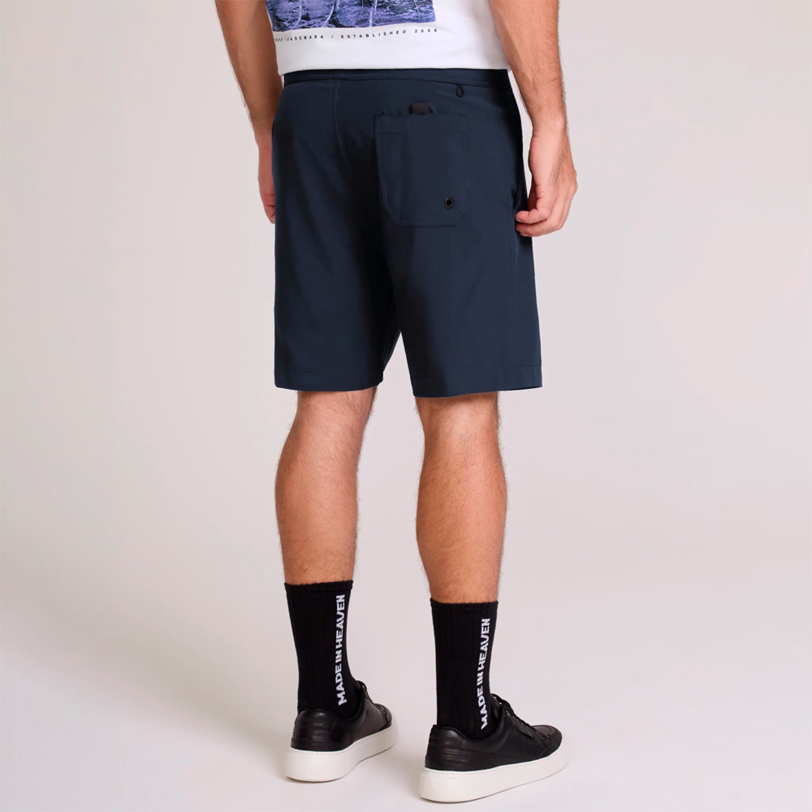 Vista 3 Short John John Elastic Pr26 Marinho Masculino azul marinho John John azul marinho