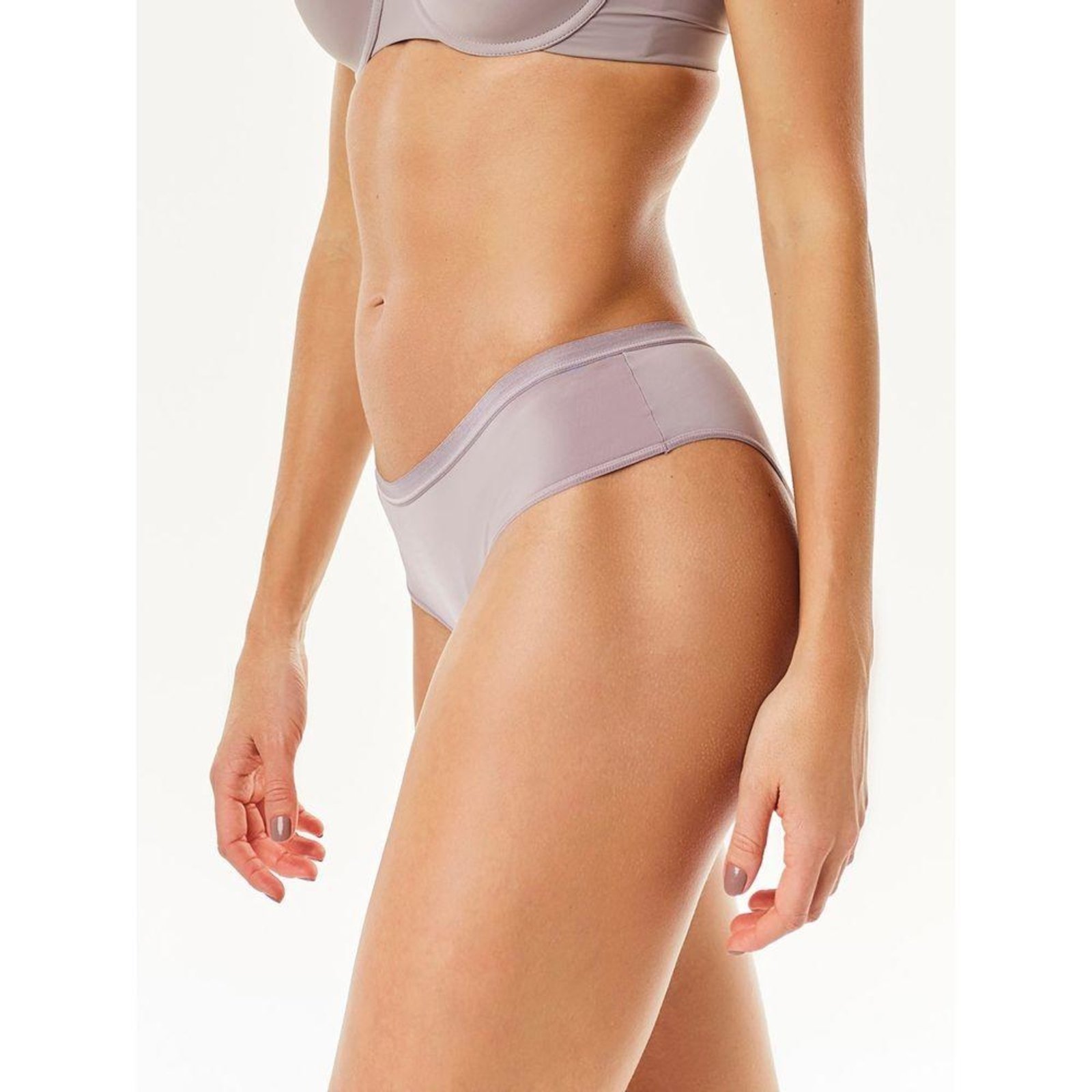 Vista 3 Calcinha Boyshort Essentials Microfibra Quail Loungerie incolor Loungerie incolor