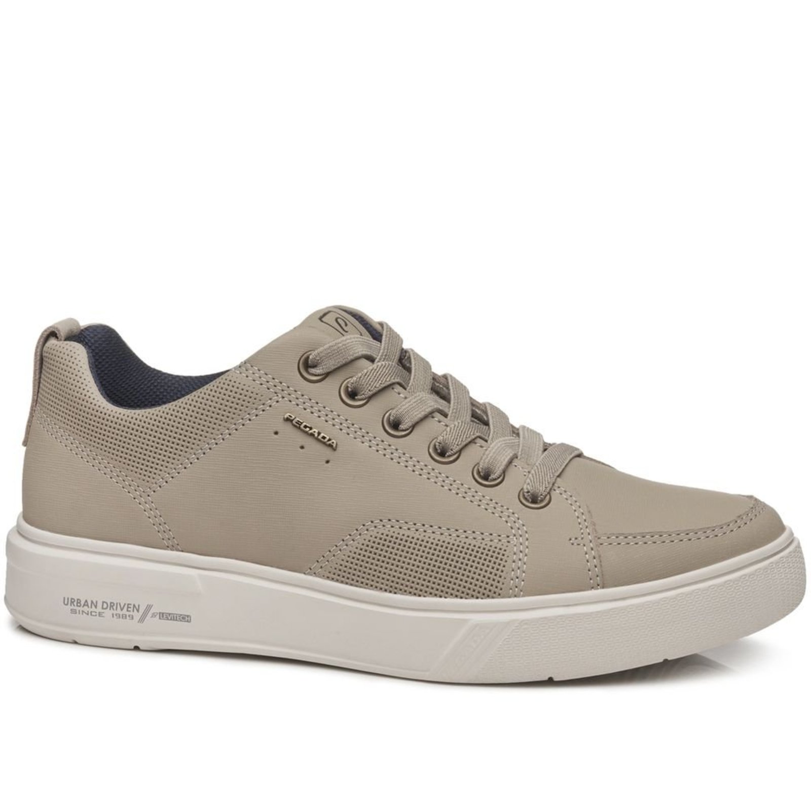 Tênis Casual Pegada Masculino em Couro Areia 111902-08 Tênis Casual Pegada Masculino em Couro Areia 111902-08 43