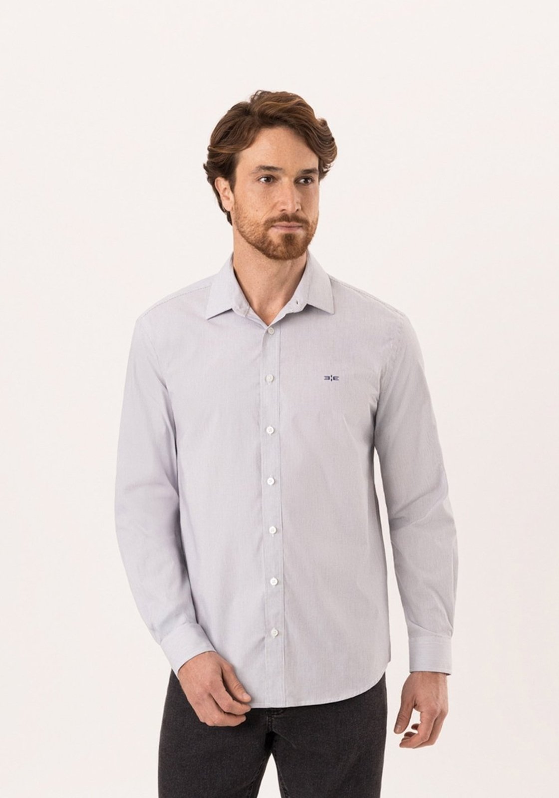 Camisa Comfort De Mangas Longas