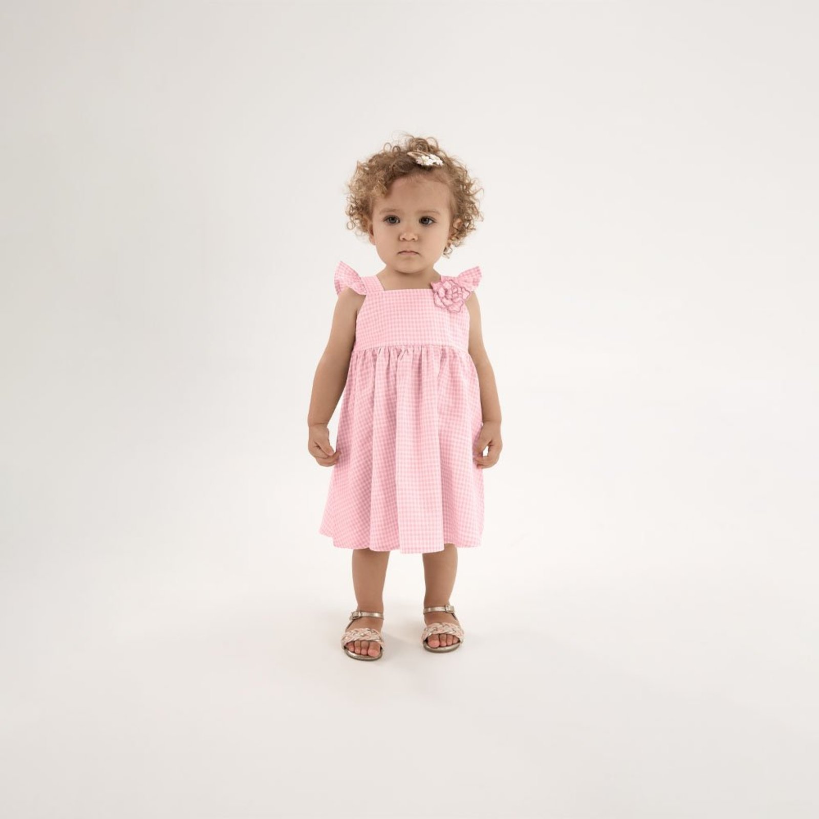Infantil - Vestido Rosa Pulla Bulla Menina - 53614-1390