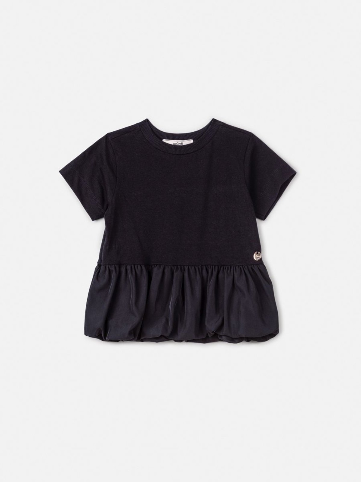 Infantil - Blusa Preta Balonê