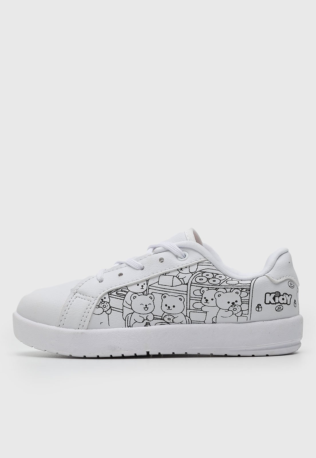 Vista 3 Infantil - Tênis Kidy Hype Good branco Kidy branco