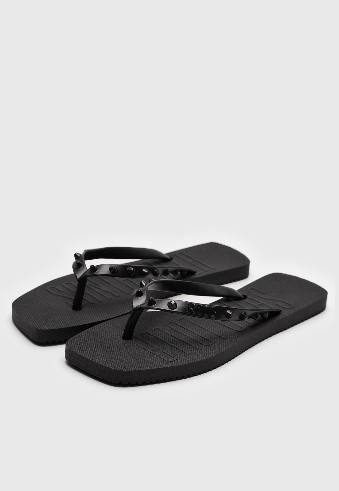 Vista 3 Chinelo Santa Lolla Tachas preto Santa Lolla preto