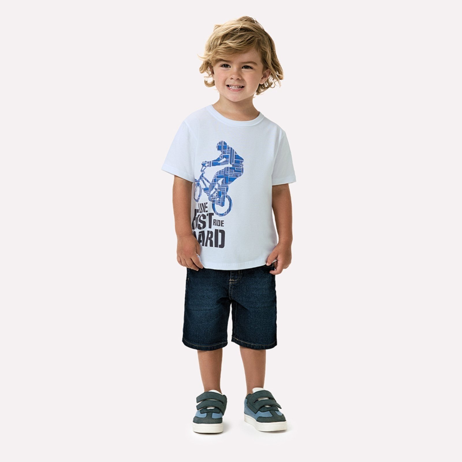 Infantil - Camiseta Menino em Algodão Kyly