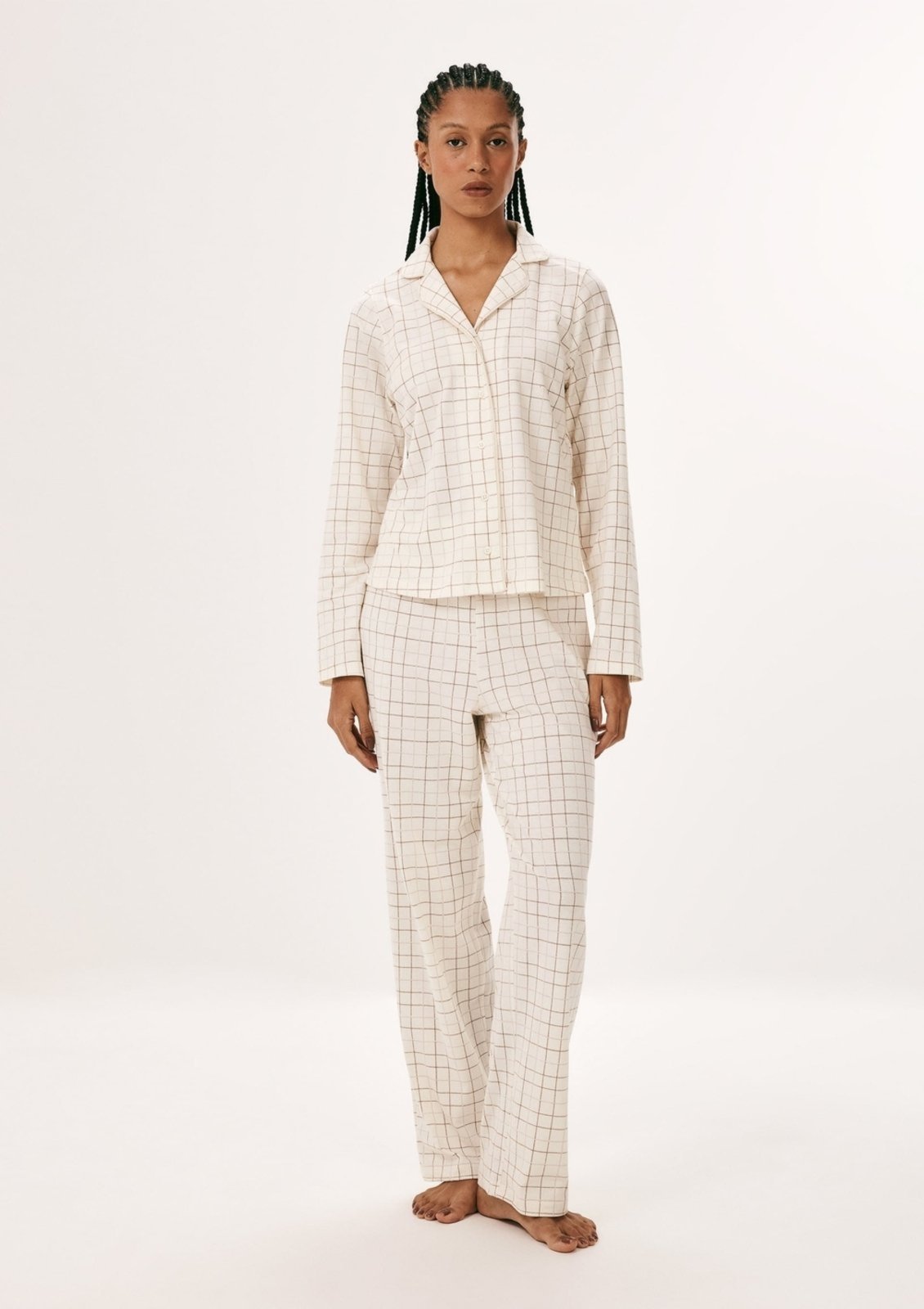 Pijama Longo Feminino Americano Estampado Hering