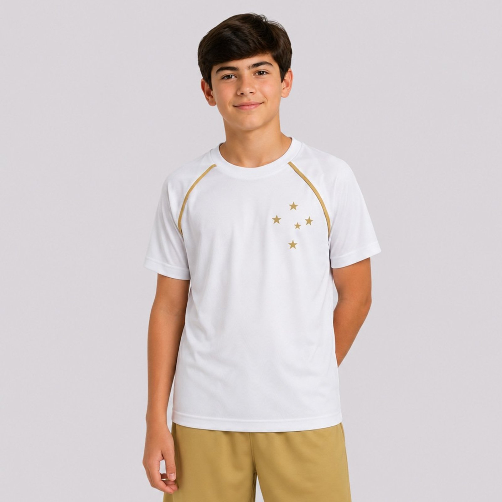 Camisa Cruzeiro Gold Branca