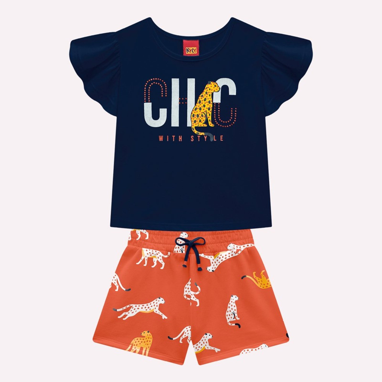 Infantil - Conjunto Menina Onças Kyly