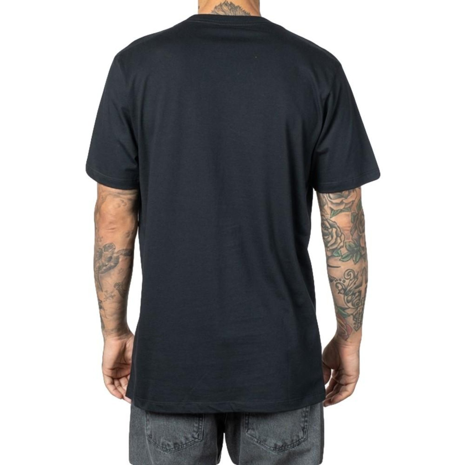 Vista 3 Camiseta RVCA Hawaii Camo Motors WT23 Masculina preto RVCA preto