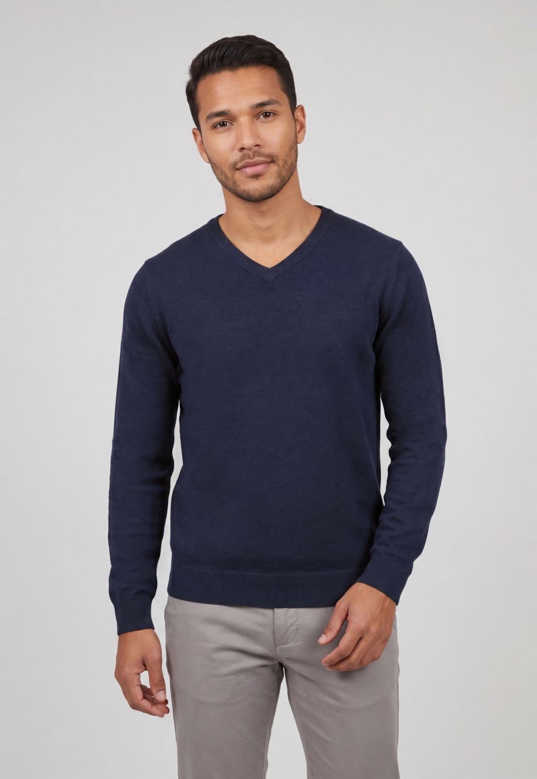 Suéter Masculino Aramis Decote V Azul Marinho