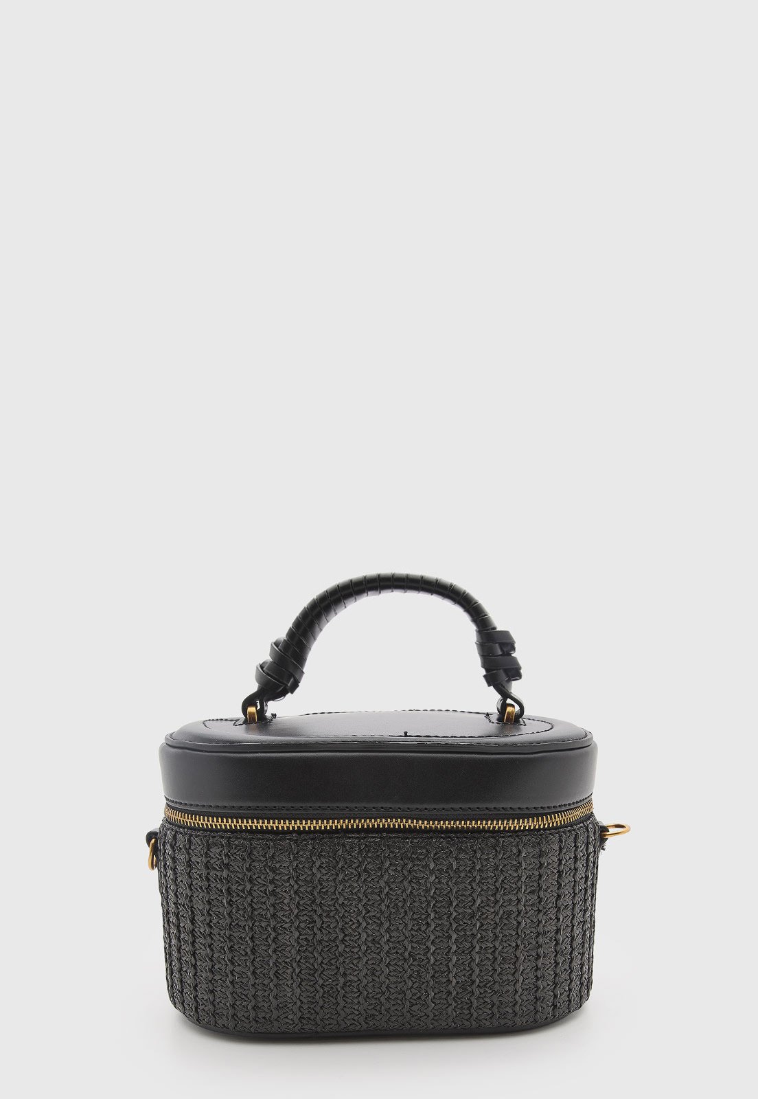 Bolsa Feminina Santa Lolla Estruturada Texturizada Preta