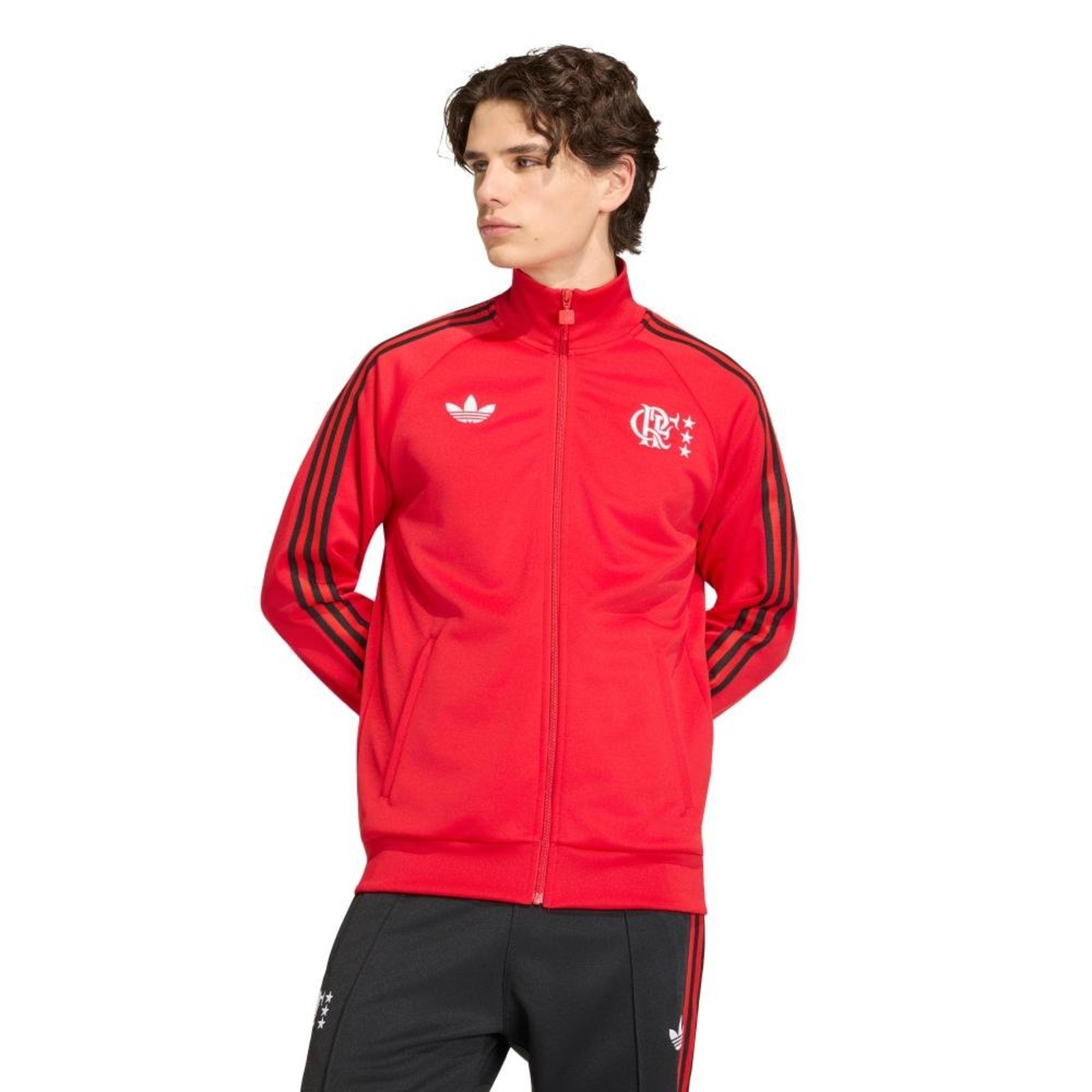 Jaqueta Originals CR Flamengo adidas Performance Vermelho