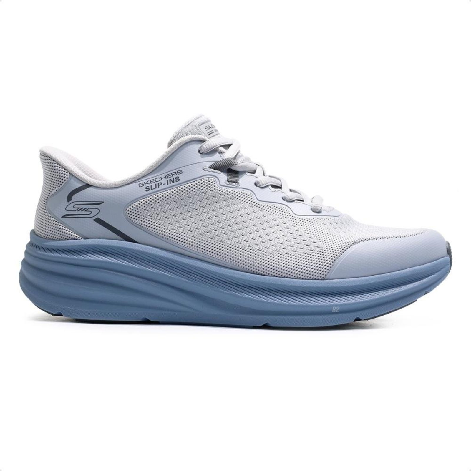 Tênis Skechers Bobs Skillz Masculino Cinza