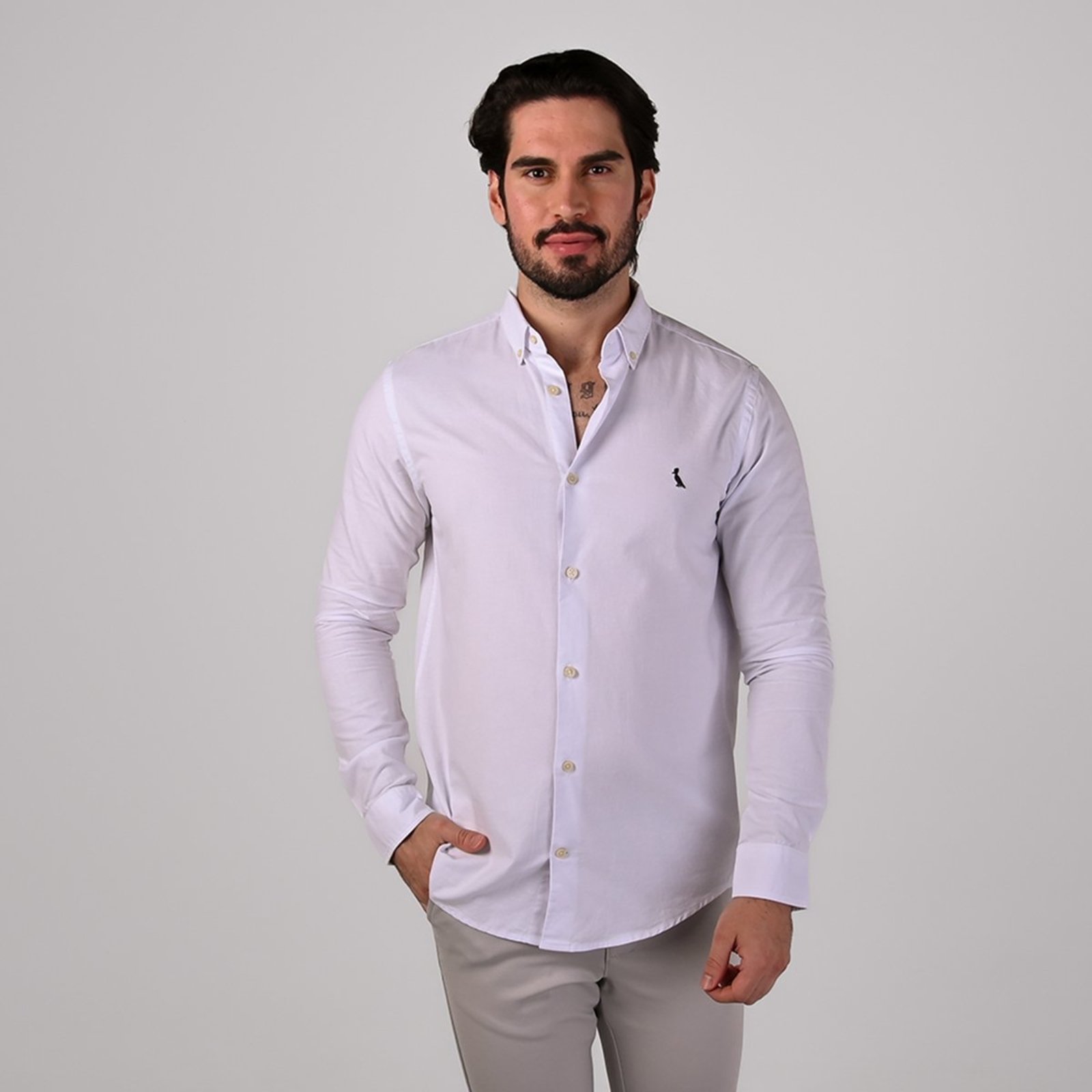 Camisa Reserva Sport Oxford Branca