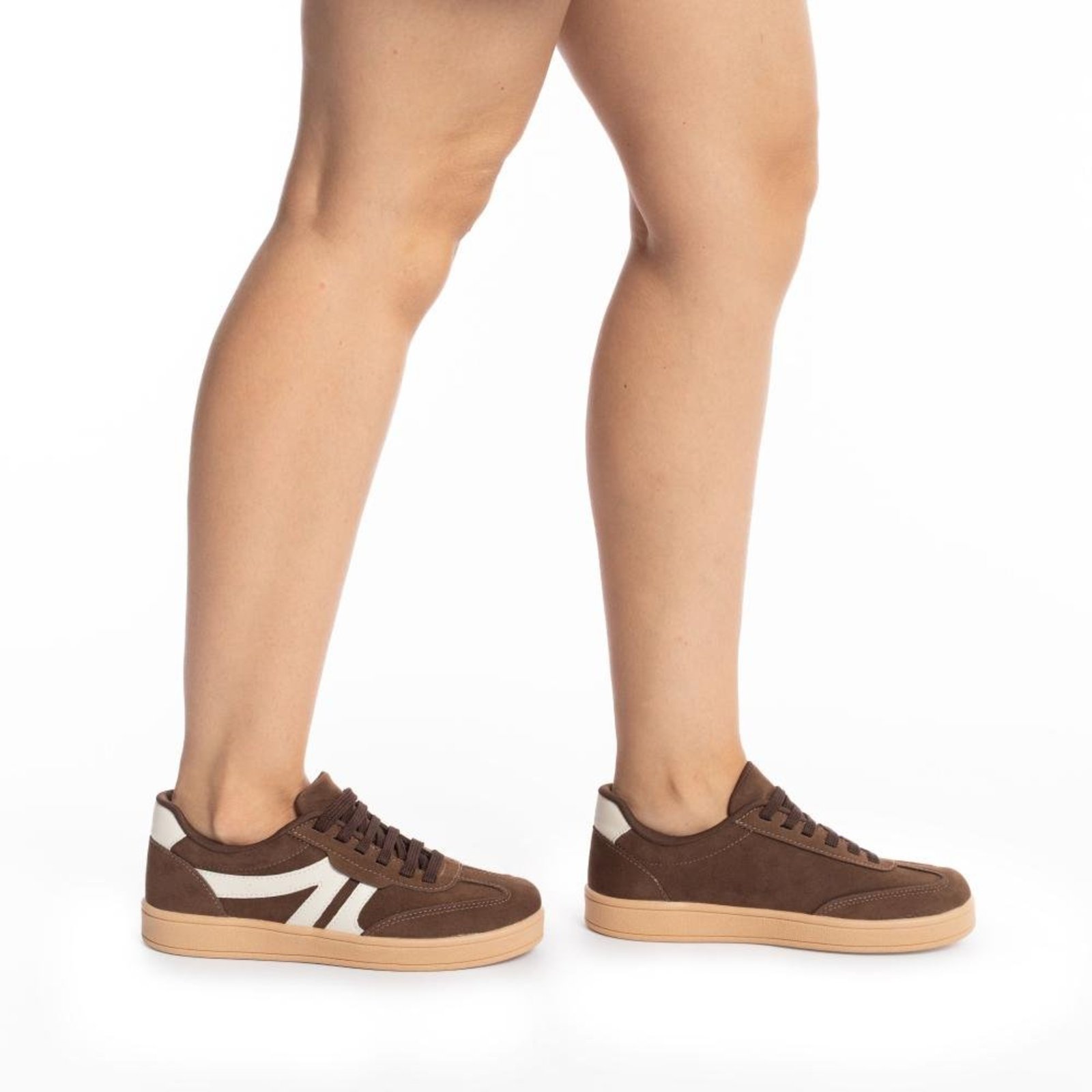 Tênis Done Head Streetwear Casual Feminino Café