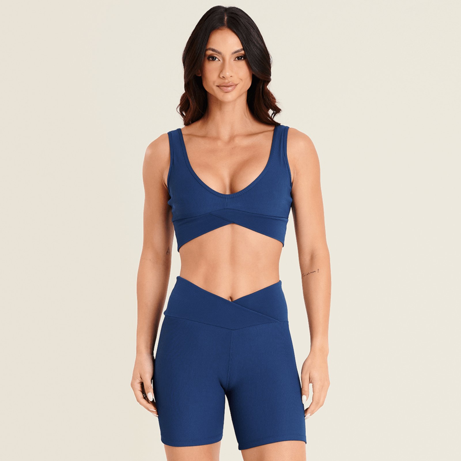Short Raise Verbena Canelada Donna Carioca