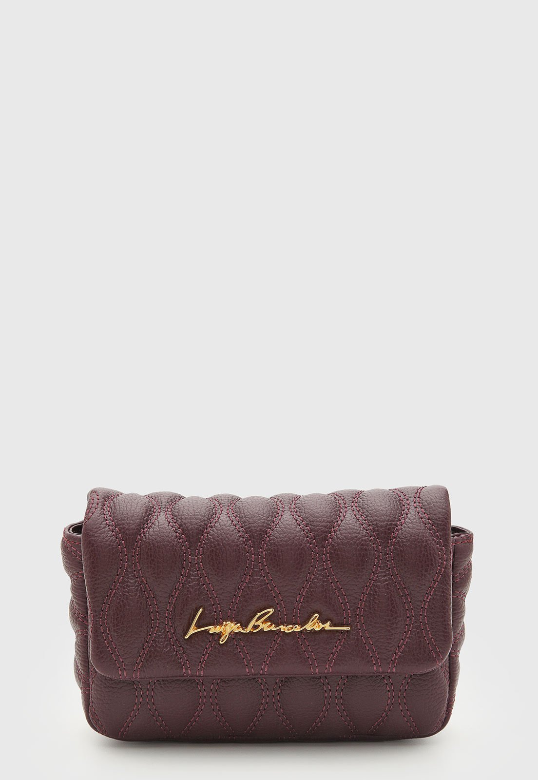 Bolsa Luiza Barcelos Matelassê Vinho