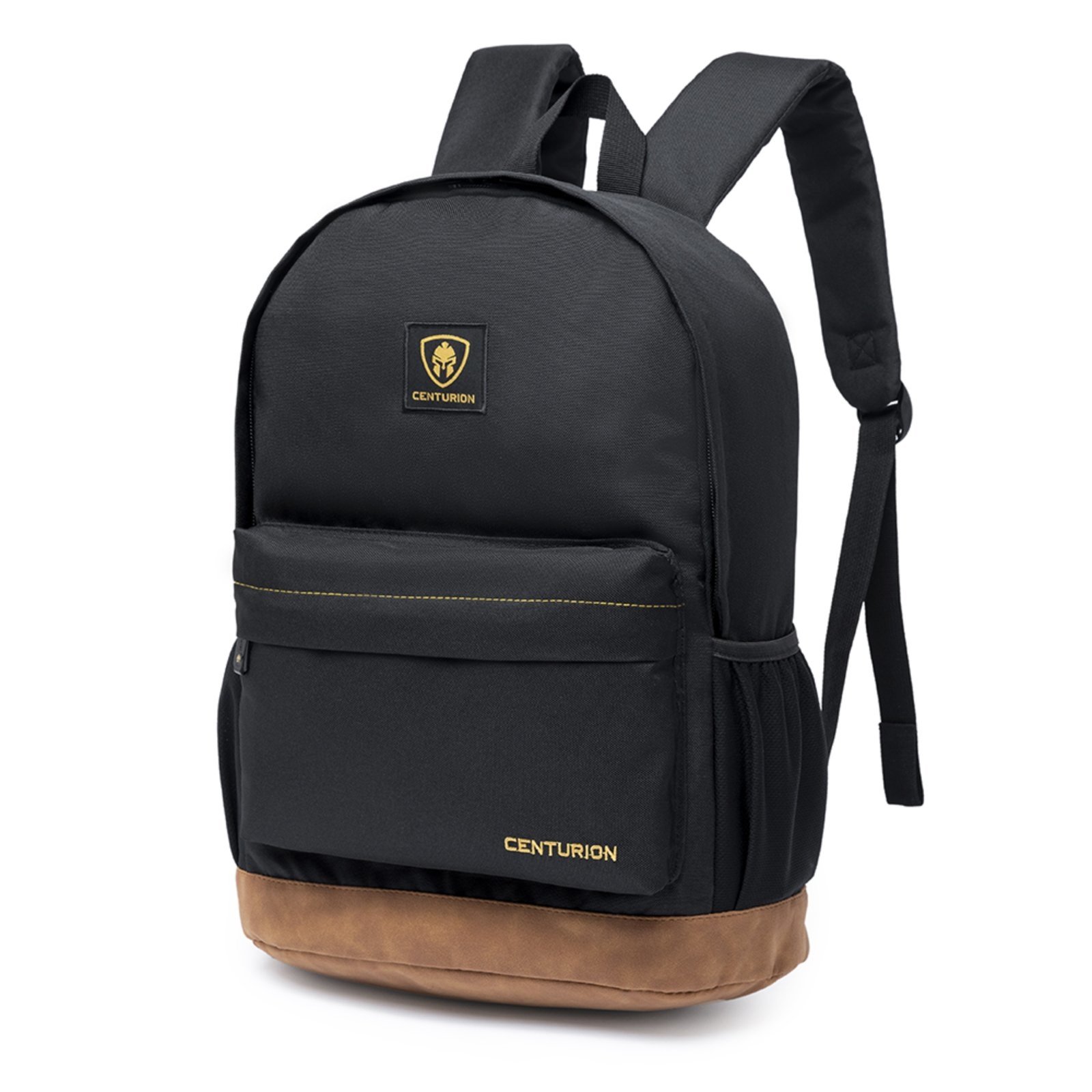 Vista 3 Kit Mochila Masculina e Estojo Escolar Centurion Bolsa Trabalho Notebook Reforçada Faculdade dia a dia preto Centurion preto