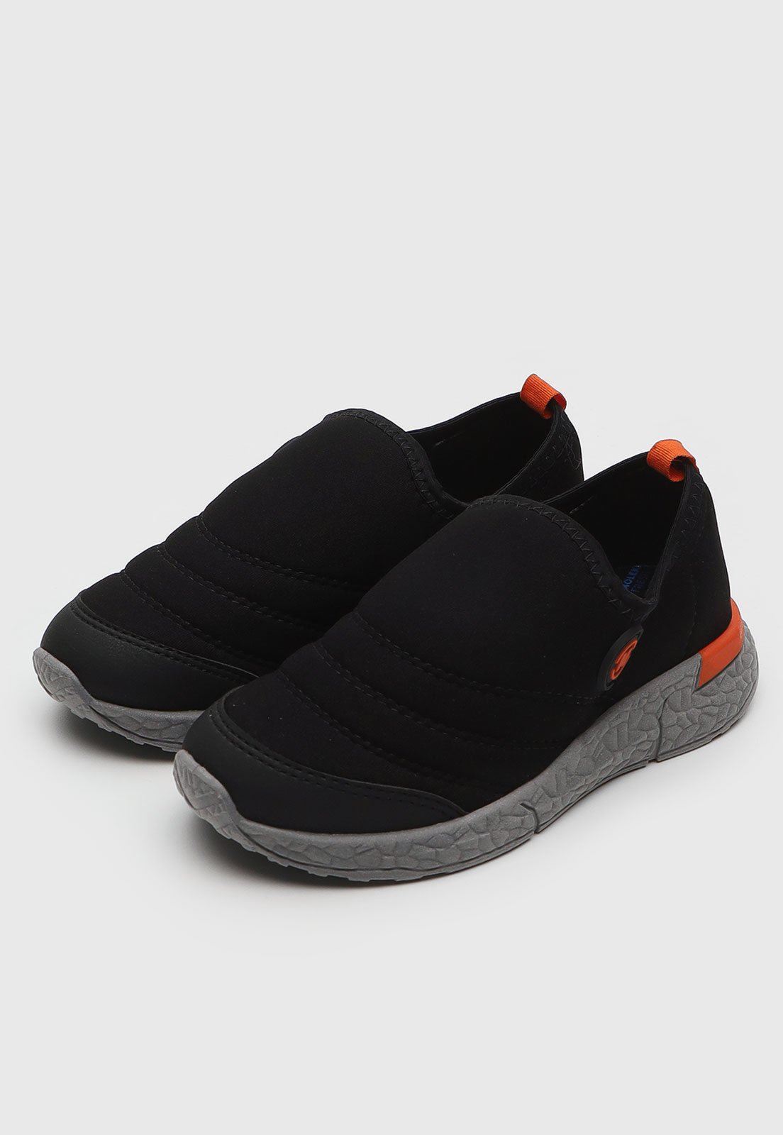Infantil - Tênis Molekinho Slip On Lycra Preto